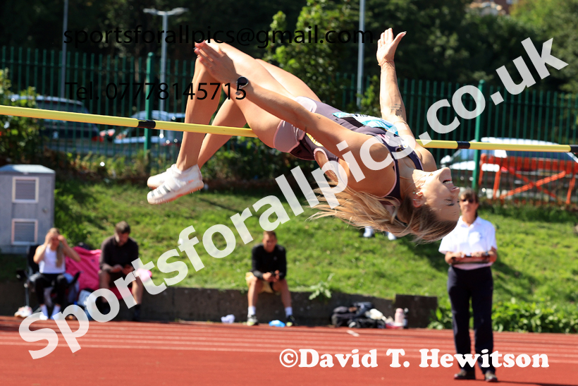Heptathlon high jump, 2025 EAP International Combined Events, Hexham, Northumberland.  Photo: David T. Hewitson/Sports for All Pics